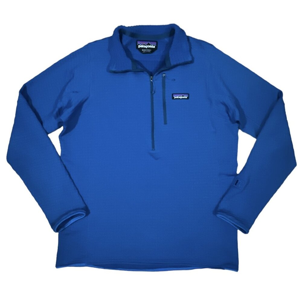 Patagonia R1 Regulator Polartec 1/4 Zip Pullover Jacket Waffle Fleece Mens SZ MD